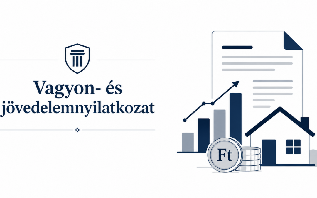 Vagyon és jövedelem nyilatkozat